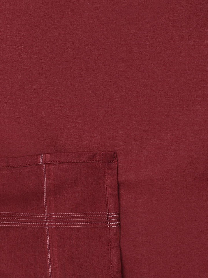 Teakwood Leathers Men Pack Of 3 Striped Pure Cotton Handkerchief