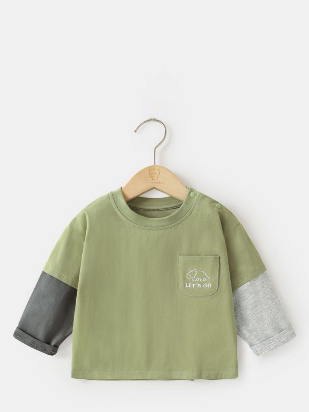 YK Kids Solid Round Neck Cotton T-shirt