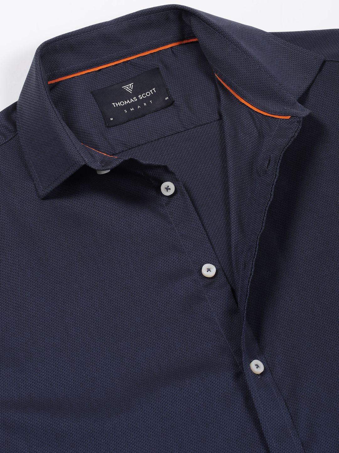 Thomas Scott Men Premium Slim Fit Opaque Formal Shirt
