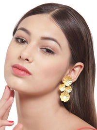 Anouk Gold-Plated Contemporary Drop Earrings