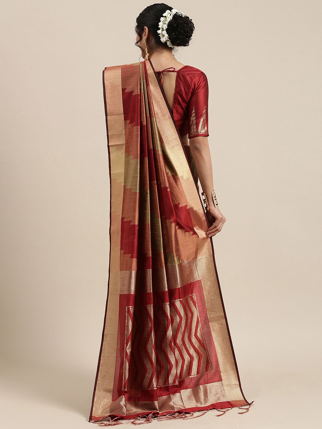 Saree mall Woven Design Zari Banarasi Sarees