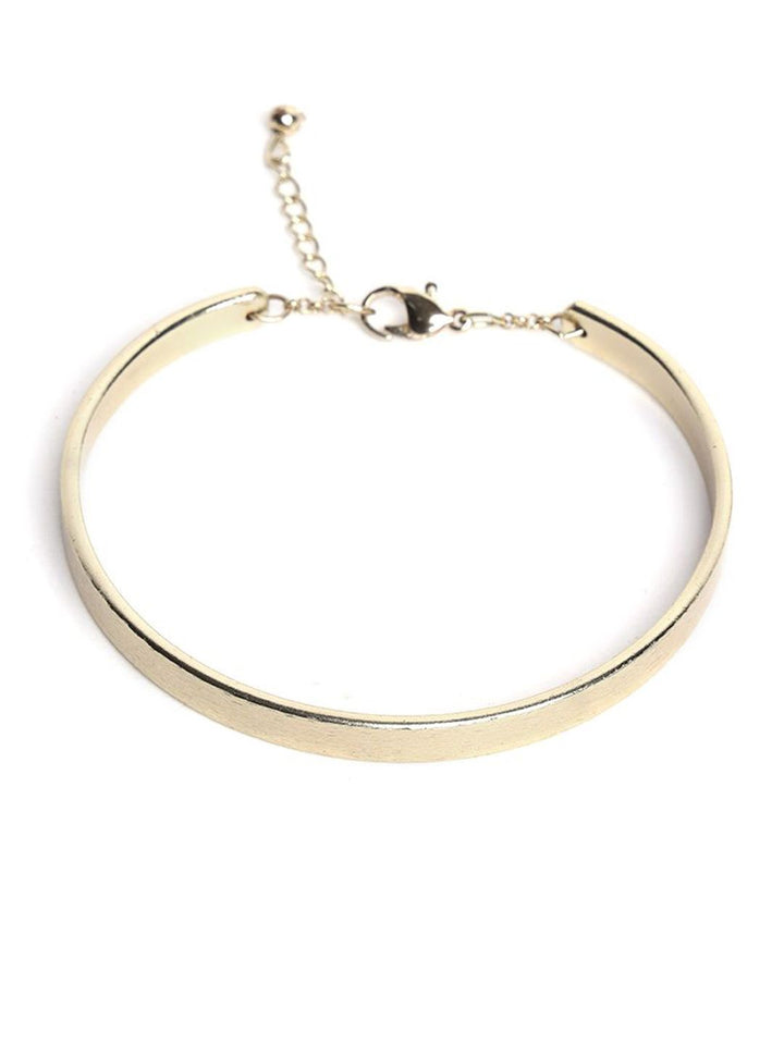 DressBerry Women Brass Gold-Plated Wraparound Bracelet