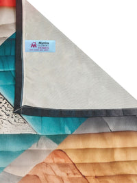 Myntra Elegant Homes Blue 400 TC Cadar Katil King dengan 2 Sarung Bantal