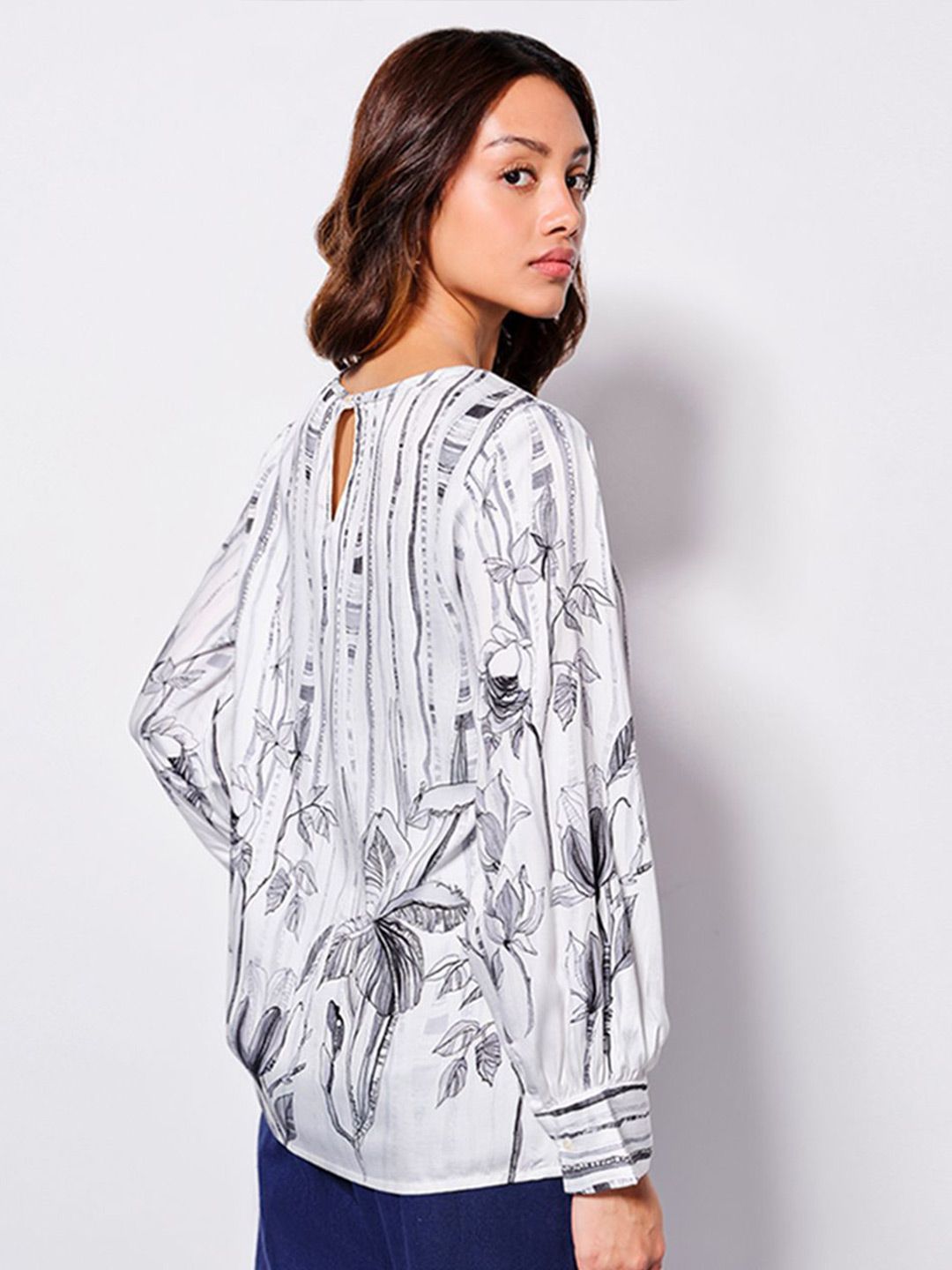 AND Floral Print Top