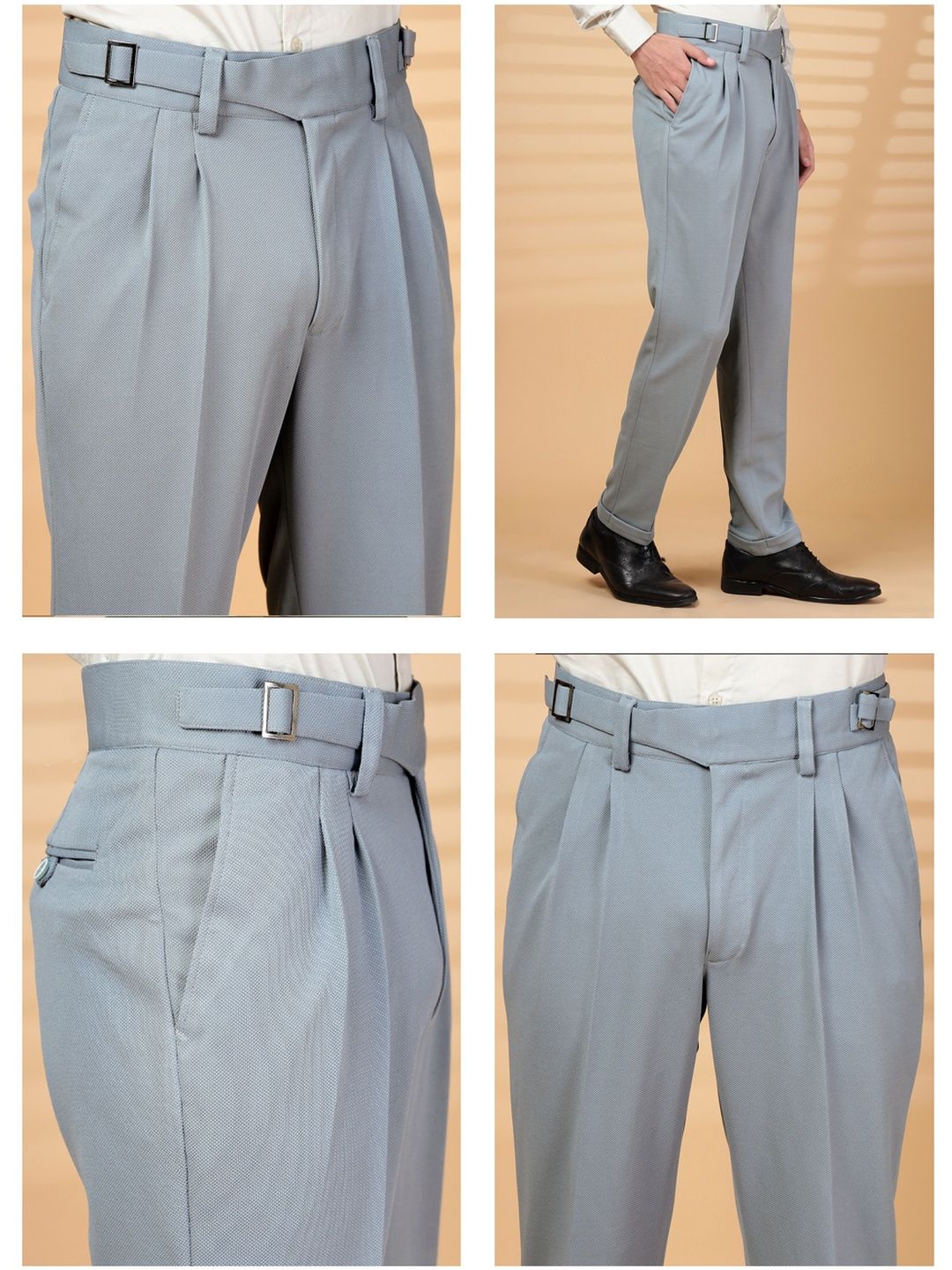 Seluar Formal Formal Lycra Kelabu KLOTTHE Lelaki