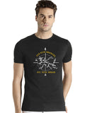 ADRO  Pack of 3 Printed Round Neck Cotton T-shirt