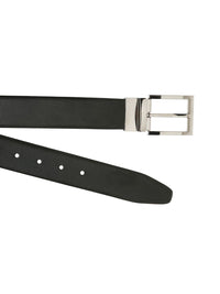 Teakwood Leathers Men Textured Leather Reversible Formal Belt