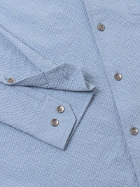 VASTRADO Men Classic Spread Collar Solid Slim Fit Casual Shirt