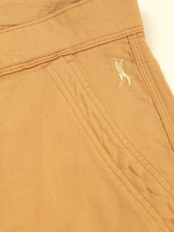 Thomas Scott Men Cotton Mid-Rise Cargo Shorts