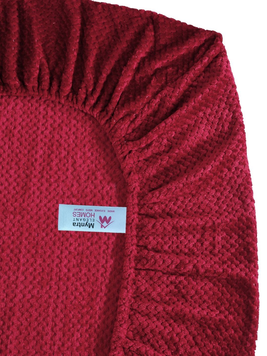 Myntra Elegant Homes Red Dilengkapi Cadar Bulu Single 300 TC Dengan Sarung Bantal-225X150cm