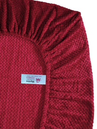 Myntra Elegant Homes Red Dilengkapi Cadar Bulu Single 300 TC Dengan Sarung Bantal-225X150cm