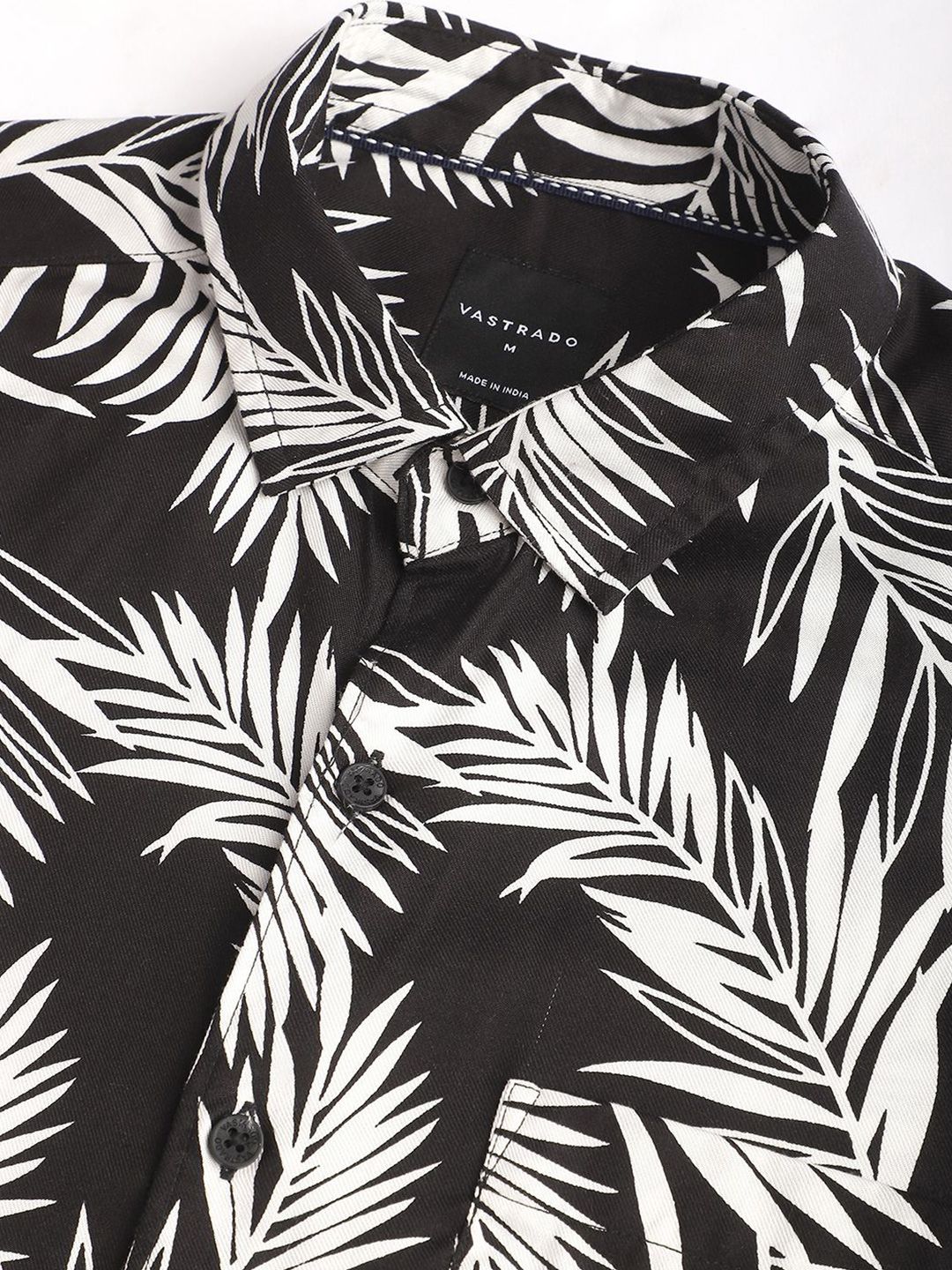 VASTRADO Men Classic Slim Fit Floral Printed Casual Shirt
