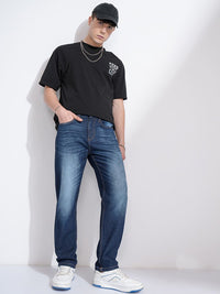 HIGHLANDER Men Cotton Relaxed Fit Light Fade Jeans