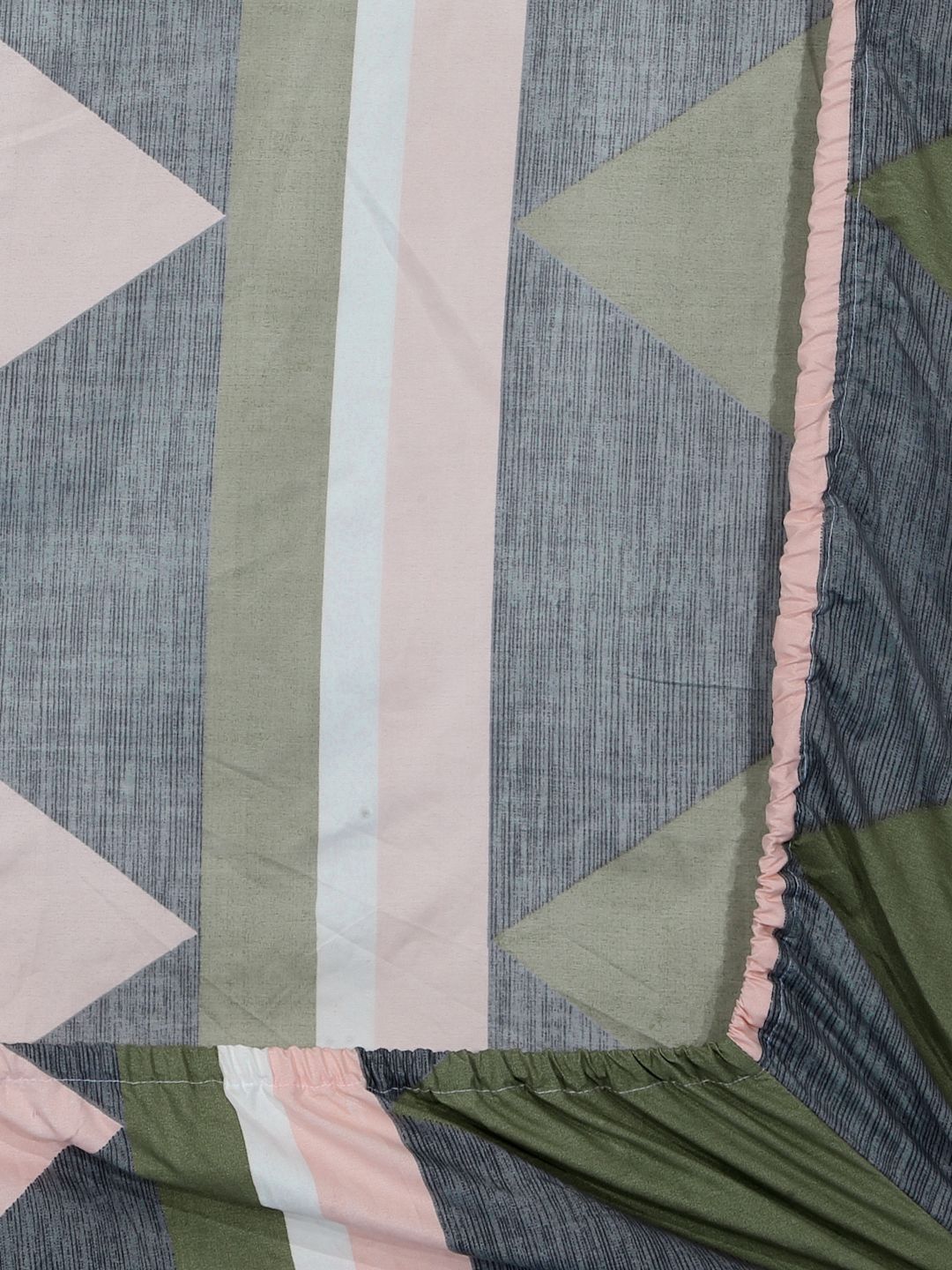 Myntra Elegant Homes Grey 300 TC Dilengkapi Cadar King dengan 2 Sarung Bantal-250X225 cm
