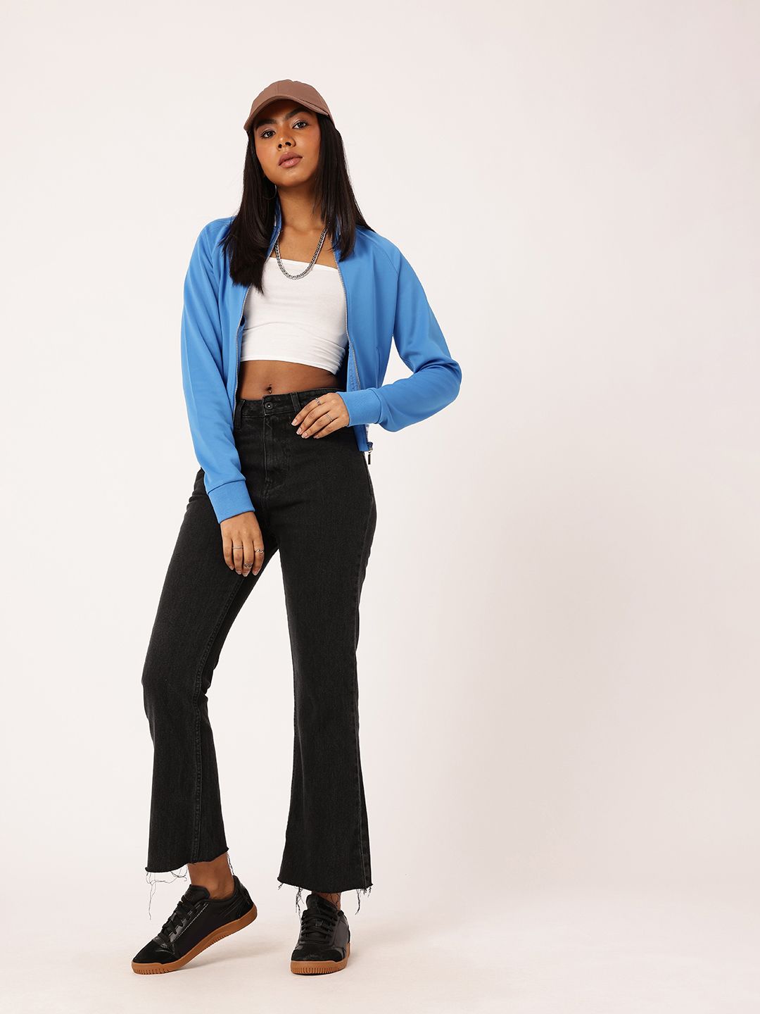 DressBerry Women Urban Timeless Slim Flared Jeans