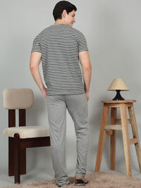 Sweet Dreams Men Striped Night suit