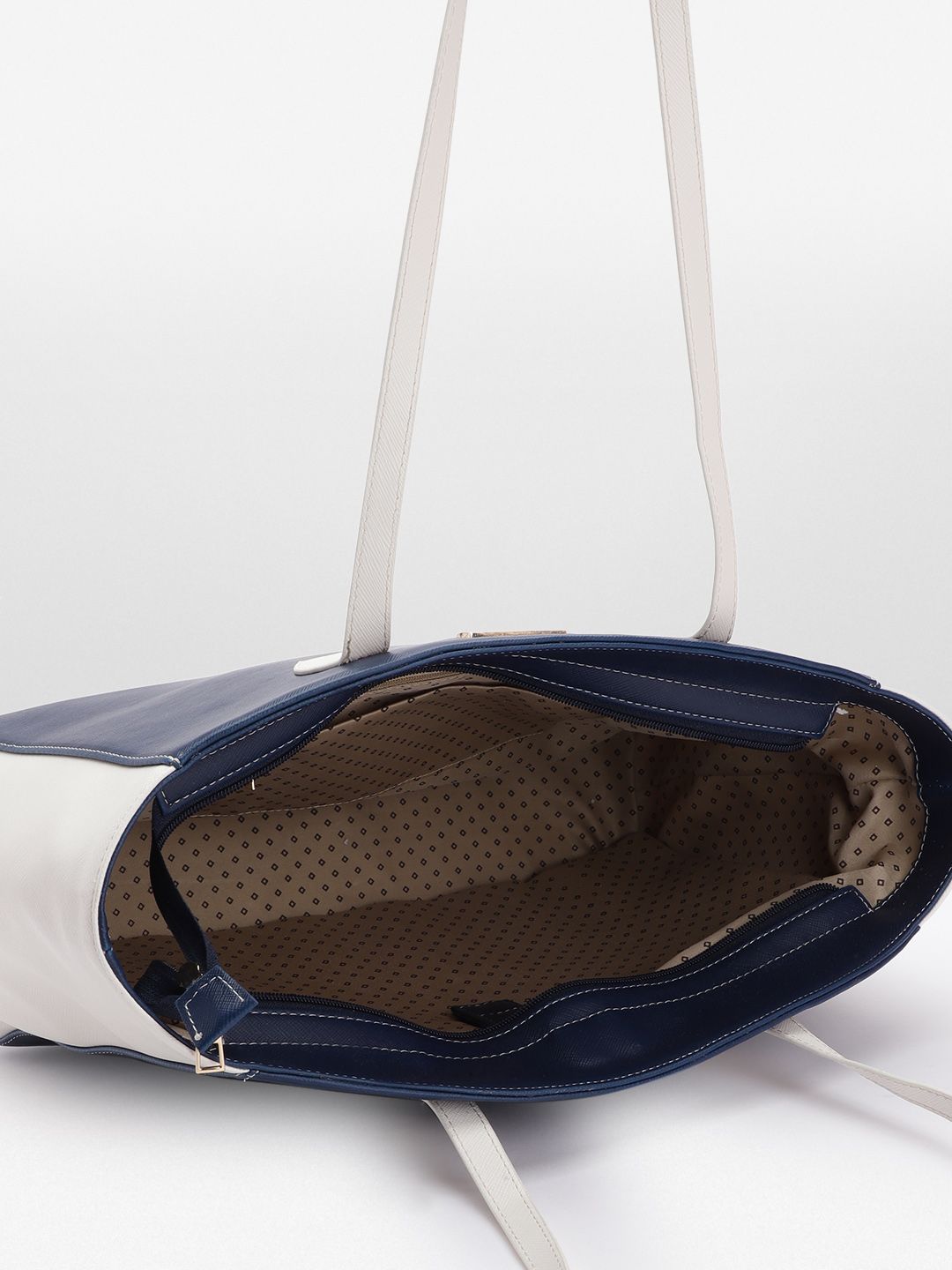 DressBerry Colourblocked Structured Shoulder Bag
