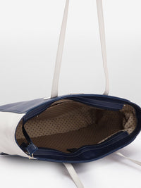 DressBerry Colourblocked Structured Shoulder Bag