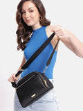 DressBerry Textured Structured Handheld Bag