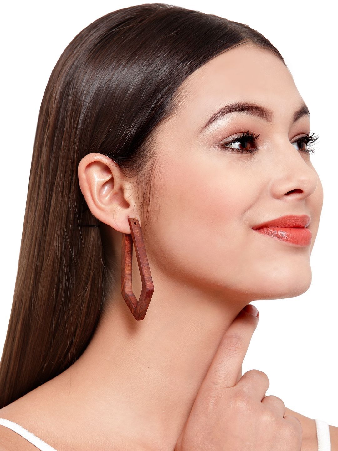DressBerry Contemporary Geometric Drop Earrings