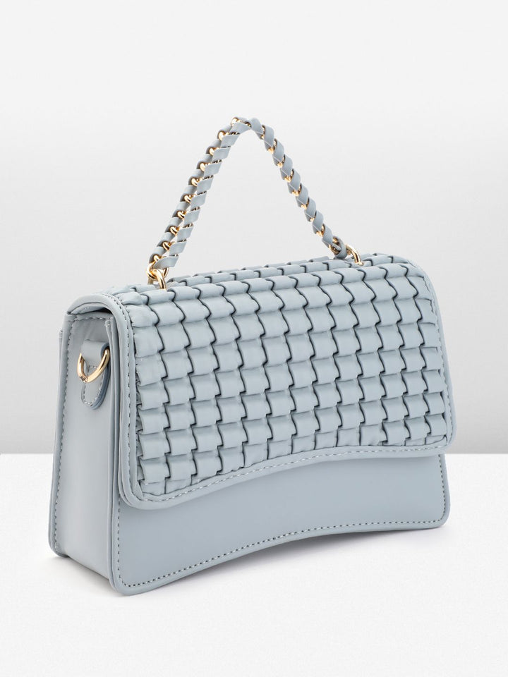 DressBerry Textured Structured Satchel