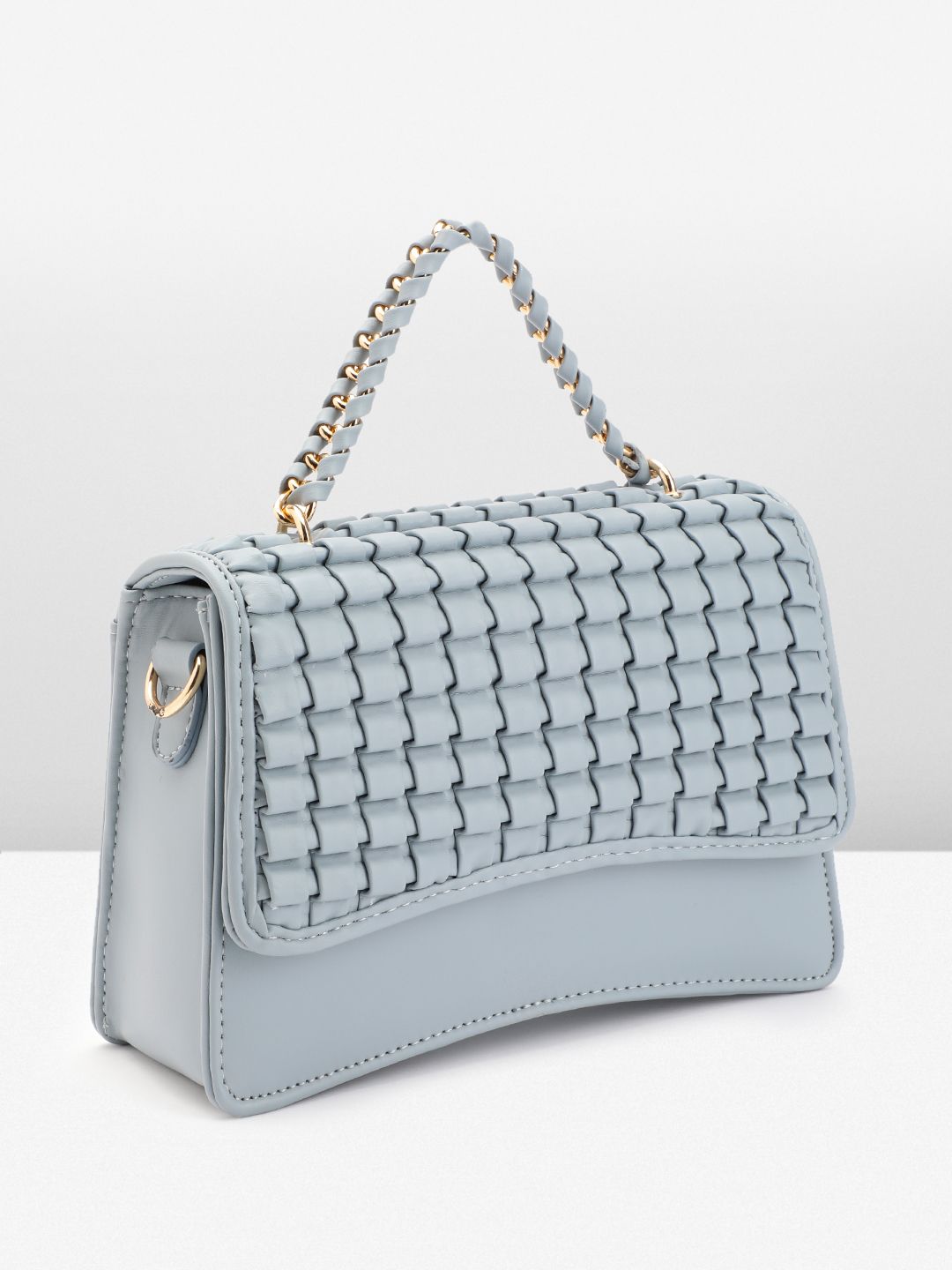 DressBerry Textured Structured Satchel