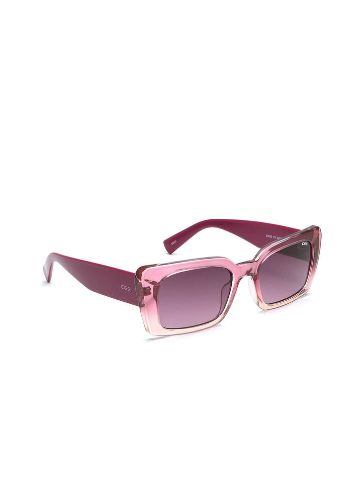 IDEE Women Rectangle Sunglasses with UV Protected Lens IDS3093C3SG