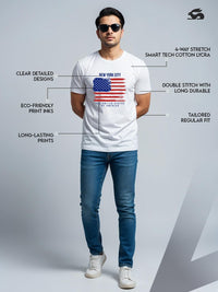 ADRO Men White Tshirts