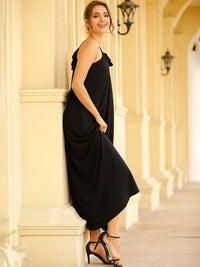 DressBerry Ruffled Sheath Maxi Dress