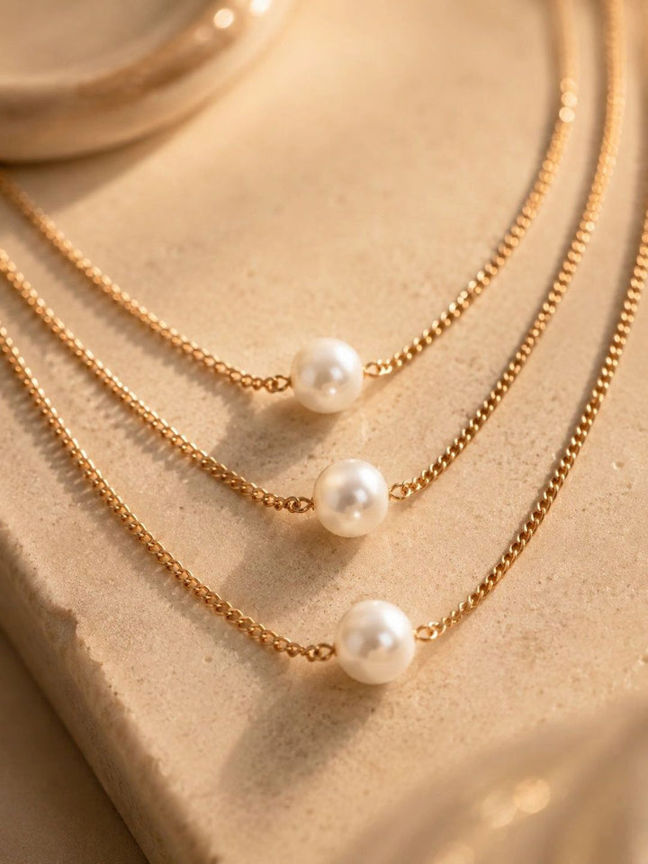 VOGUE PANASH Kalung Berlapis Emas Berlapis Emas