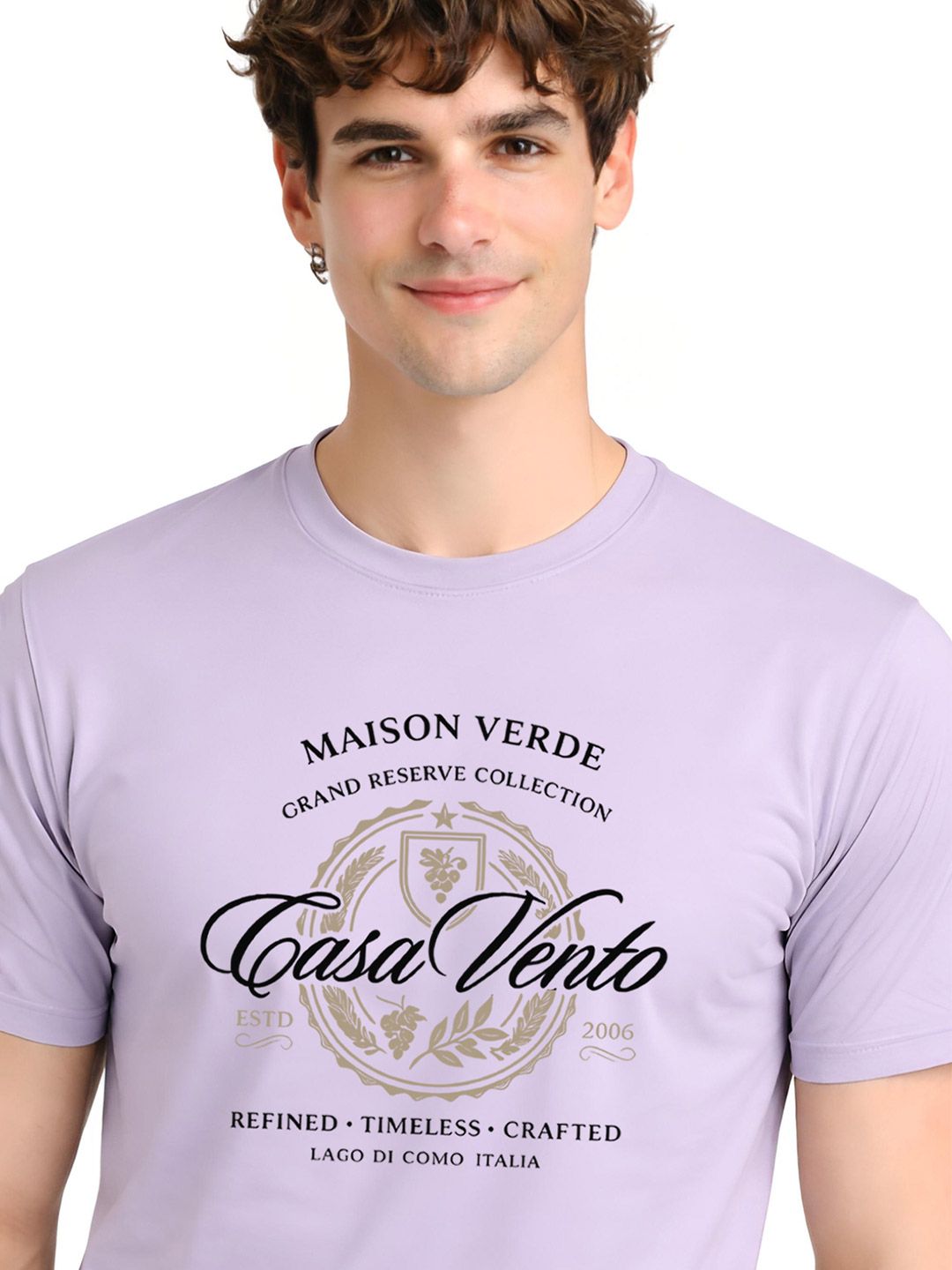 ADRO Men Typography Printed T-shirt