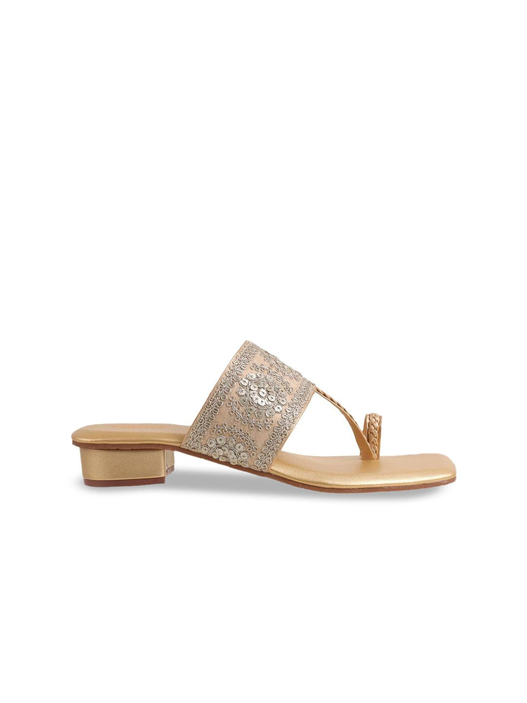 Metro Embellished Block Sandals
