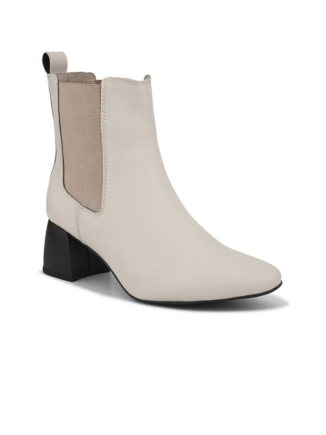 DressBerry Women Block-Heeled Chelsea Boots