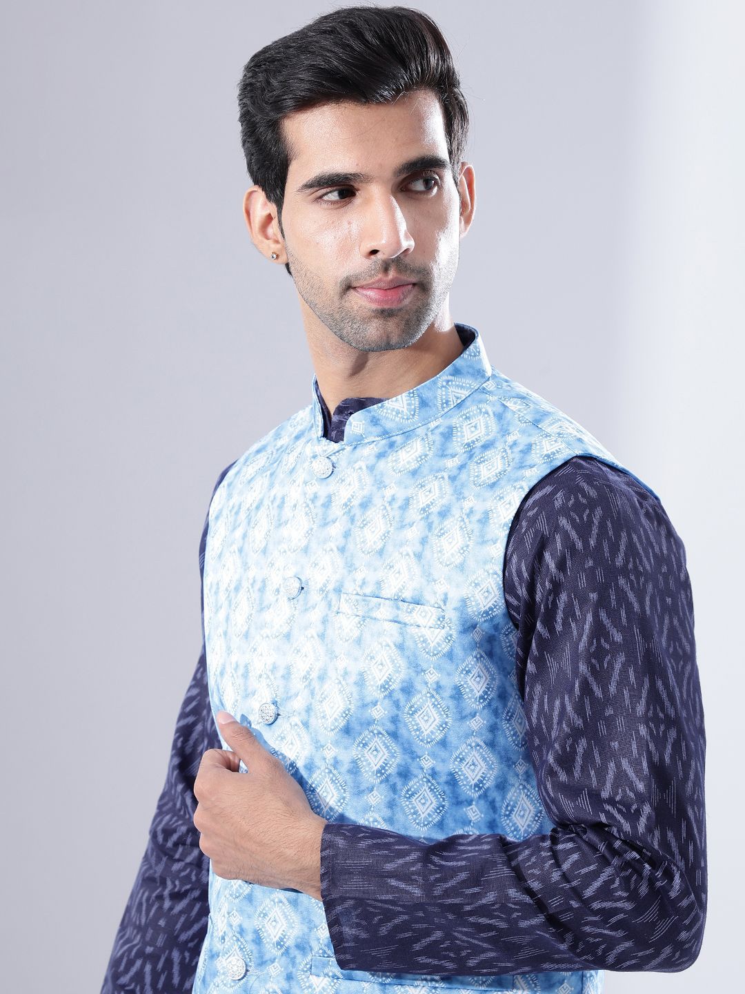Anouk Men Ethnic Motifs Printed Kurta with Pyjama