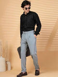 Moda Rapido Men Easy Wash Pleated Trousers