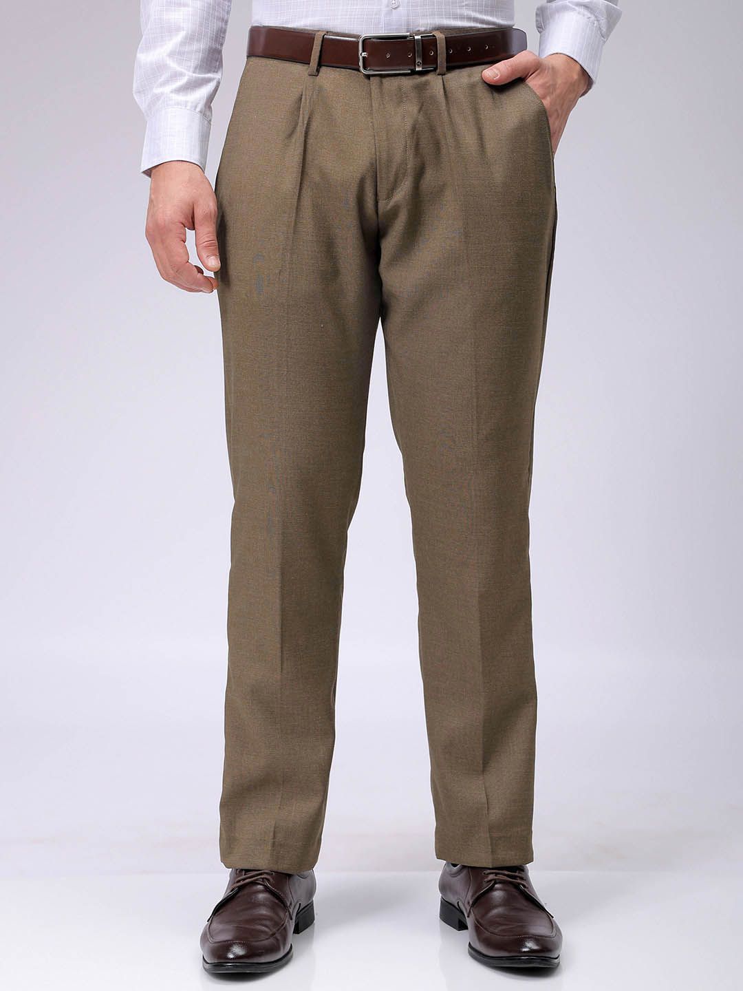 The Indian Garage Co. X Luxe Men Pleated Formal Trousers