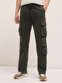 THE BEAR HOUSE Men Cotton Regular Fit Cargos