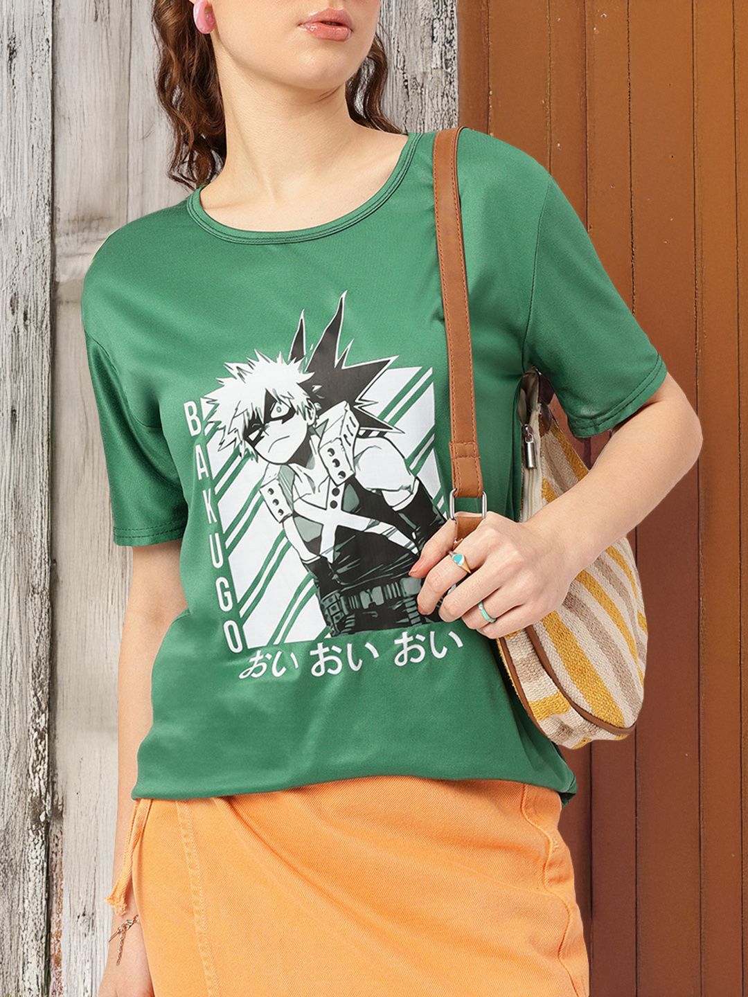 DressBerry Dynamic Design Printed T-shirt