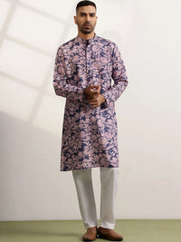 Anouk Men Floral Printed Regular Kurta with Trousers