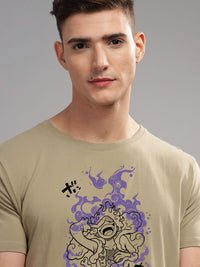 ADRO Men Typography Printed Applique T-shirt