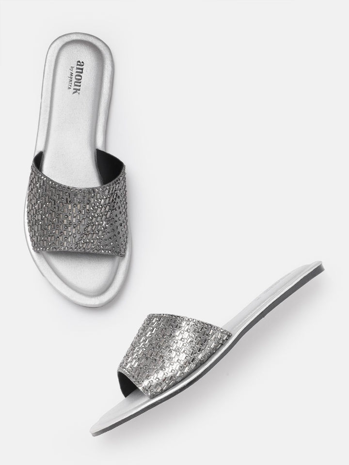 Anouk Women Embellished Open Toe Flats