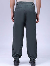 The Indian Garage Co Men Loose Fit Pure Cotton Mid-Rise Jogger