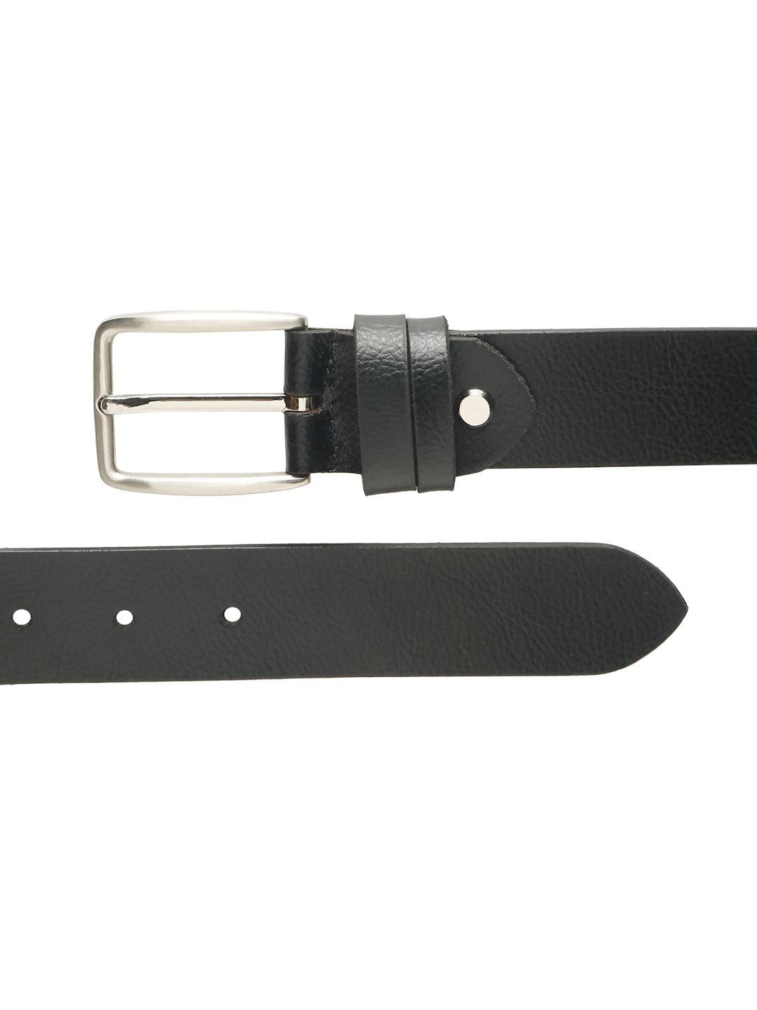 Teakwood Leathers Men Textured Leather Belt