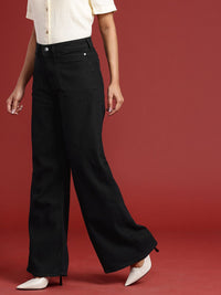 all about you Women Wide Leg Stretchable Jeans