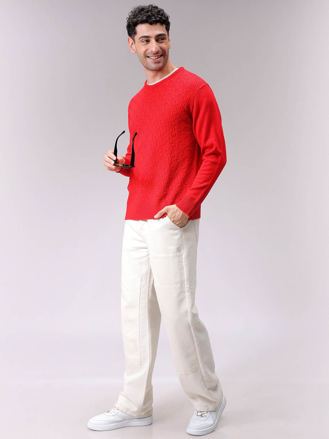The Indian Garage Co Men Round Neck Pullover
