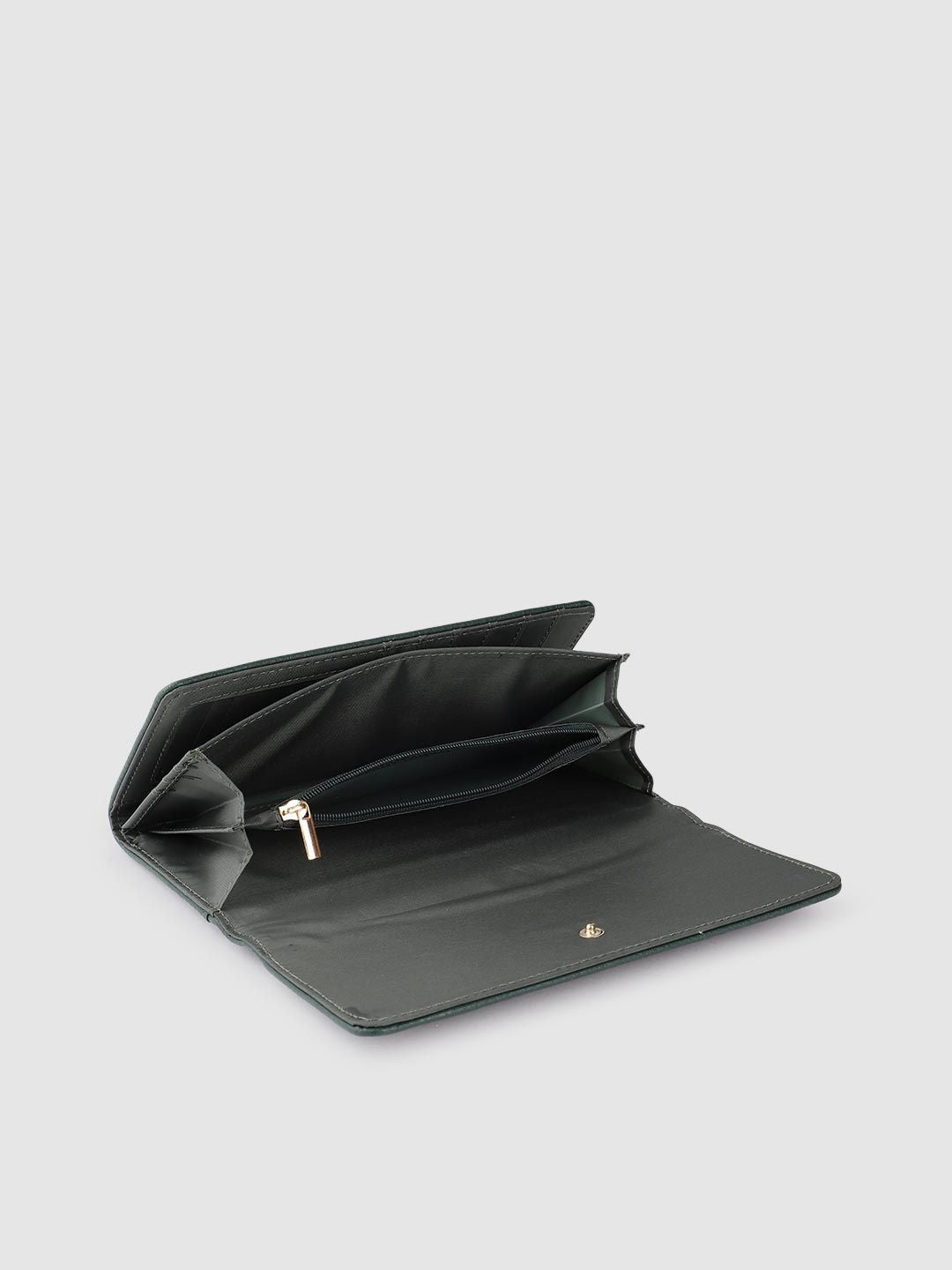 Lino Perros Women Laser Cut Detail Three Fold Wallet