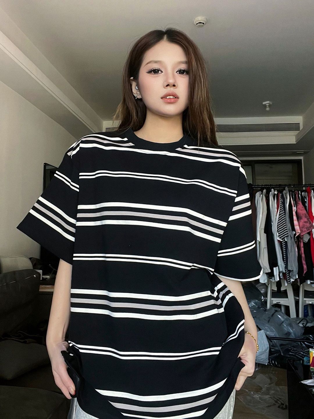 DressBerry Striped Cotton Tshirts