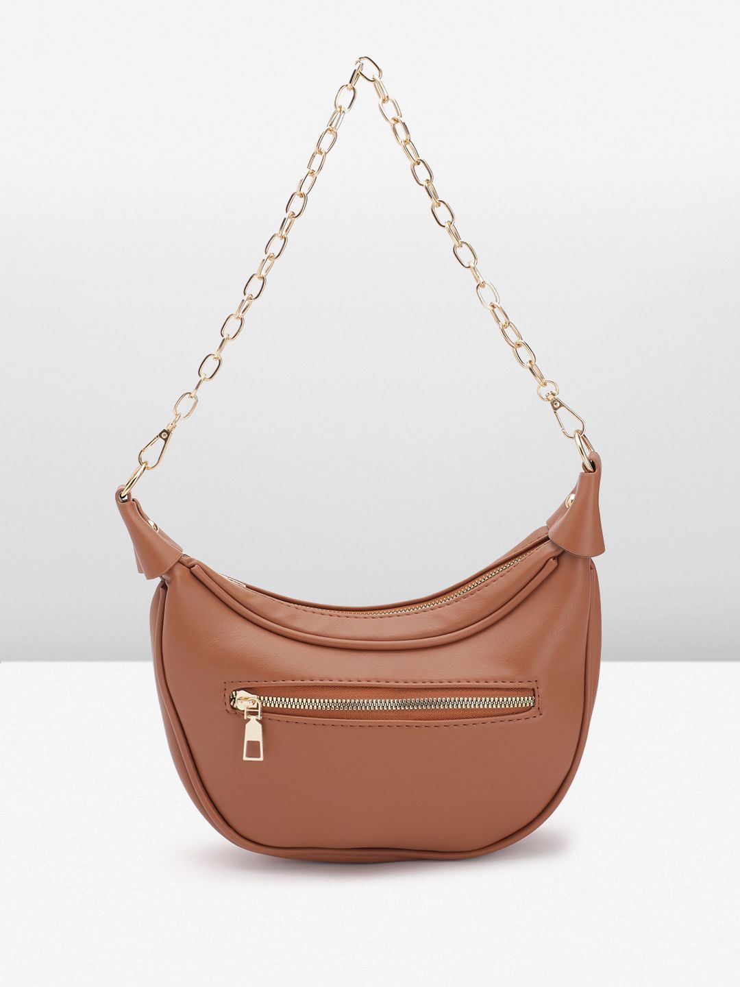 DressBerry Quilted Structured Shoulder Bag