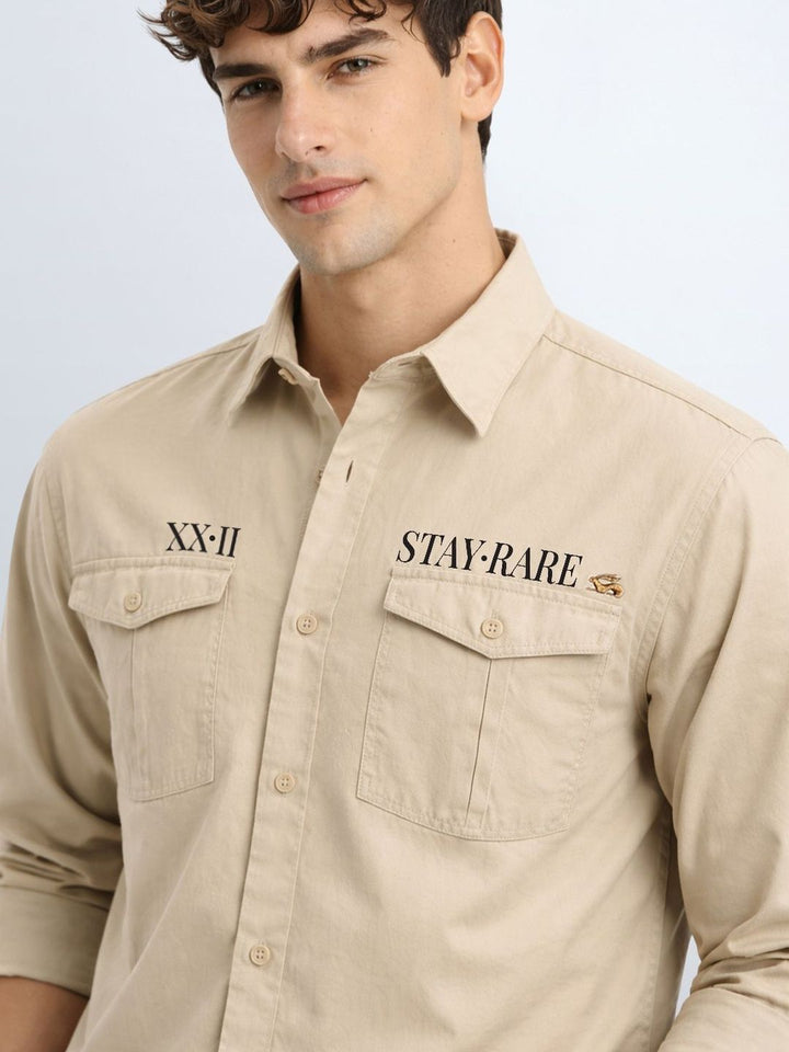 ADRO Men Standard Printed Casual Shirt