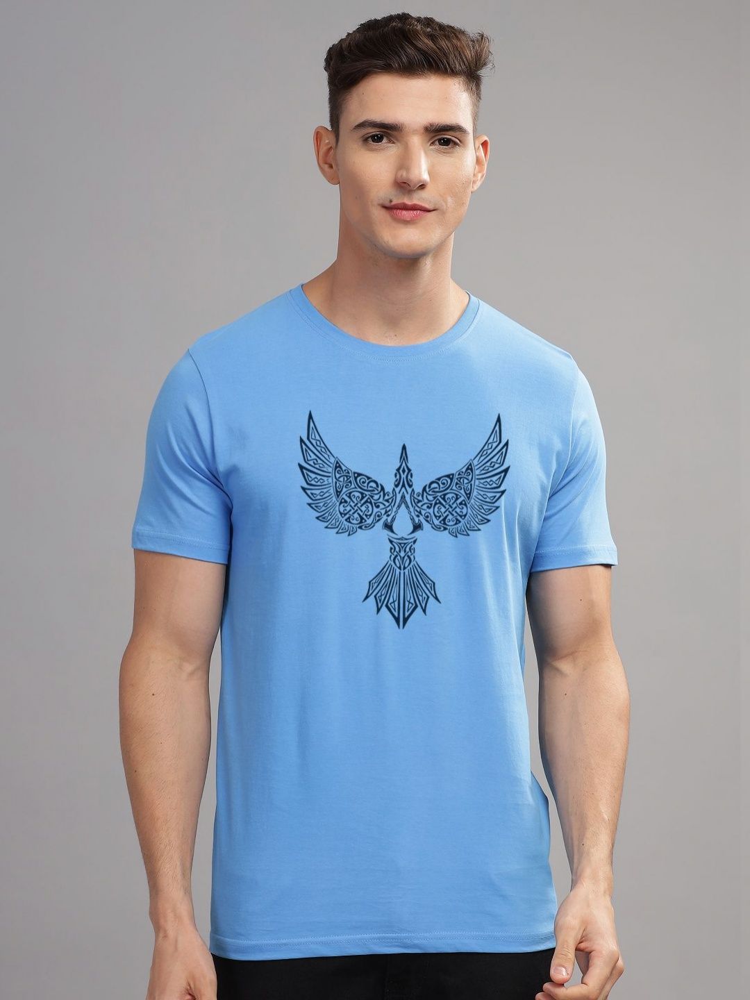 ADRO Men Typography Printed T-shirt